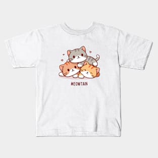 Meowtain! Kids T-Shirt